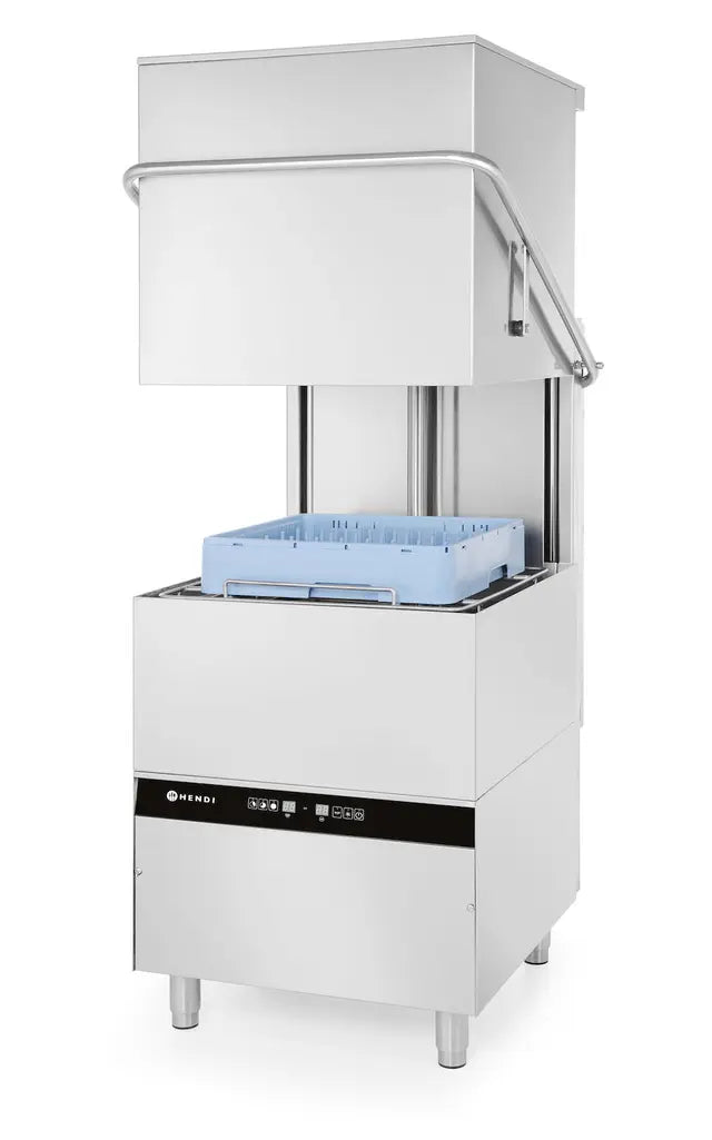 Lavastoviglie a capote HENDI professionale in acciaio inox AISI 304.