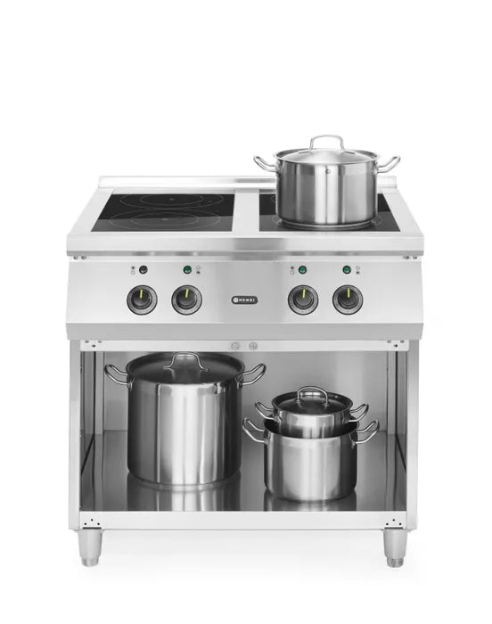 Fornello a Induzione Professionale 4 Fuochi – HENDI | 17 kW di Potenza Totale