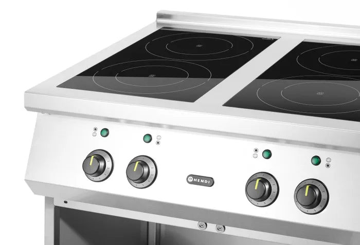 Fornello a Induzione Professionale 4 Fuochi – HENDI | 17 kW di Potenza Totale
