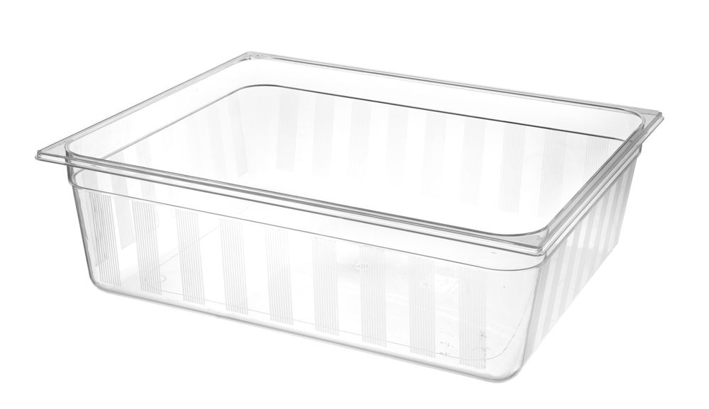 Contenitore Gastronorm 2/1, HENDI, GN 2/1, 58L, Trasparente, 650x530x(H)200mm