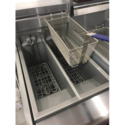 Friggitrice Professionale DF 10+10 - 2 Vasche Separate da 10 Lt