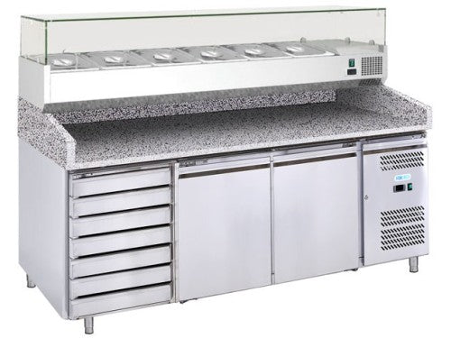 Banco Pizza Refrigerato G-PZ2610TN-FC