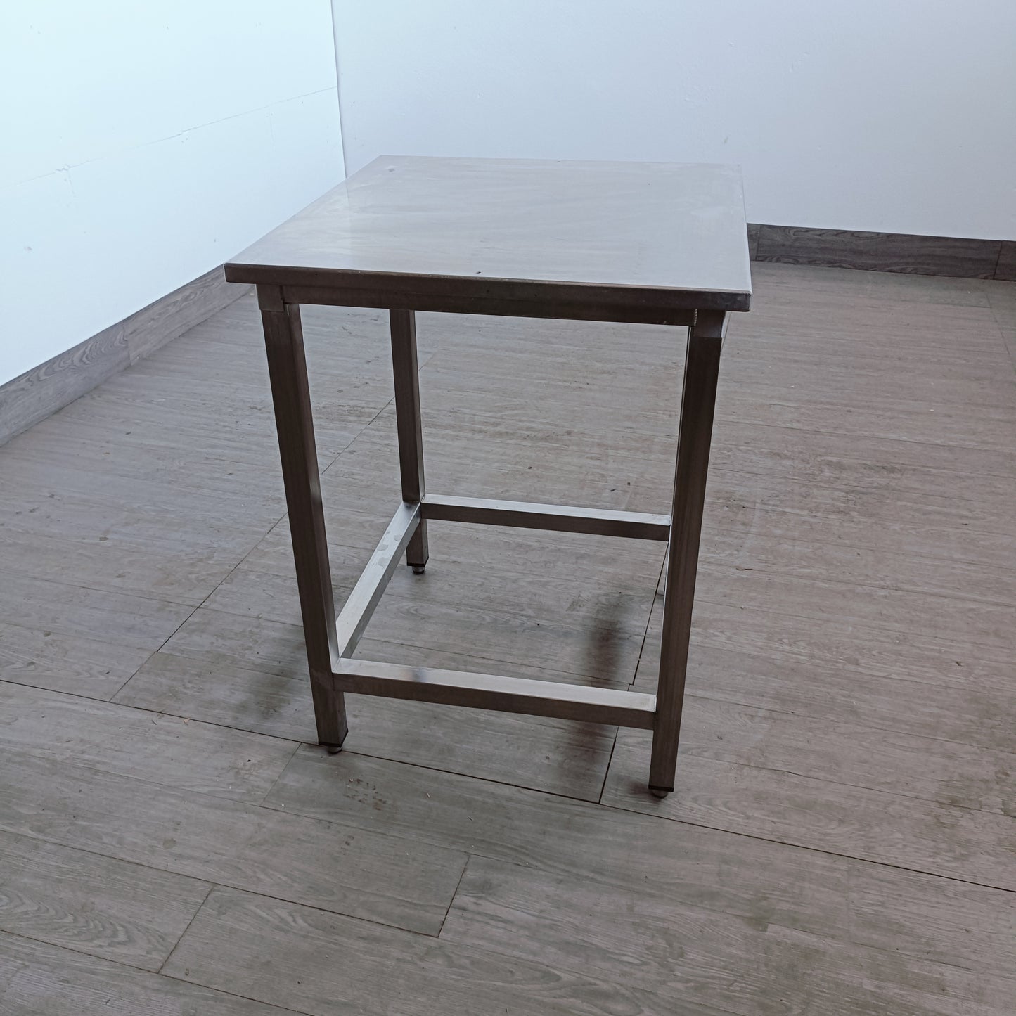 tavolo in acciaio inox 68x65 cm