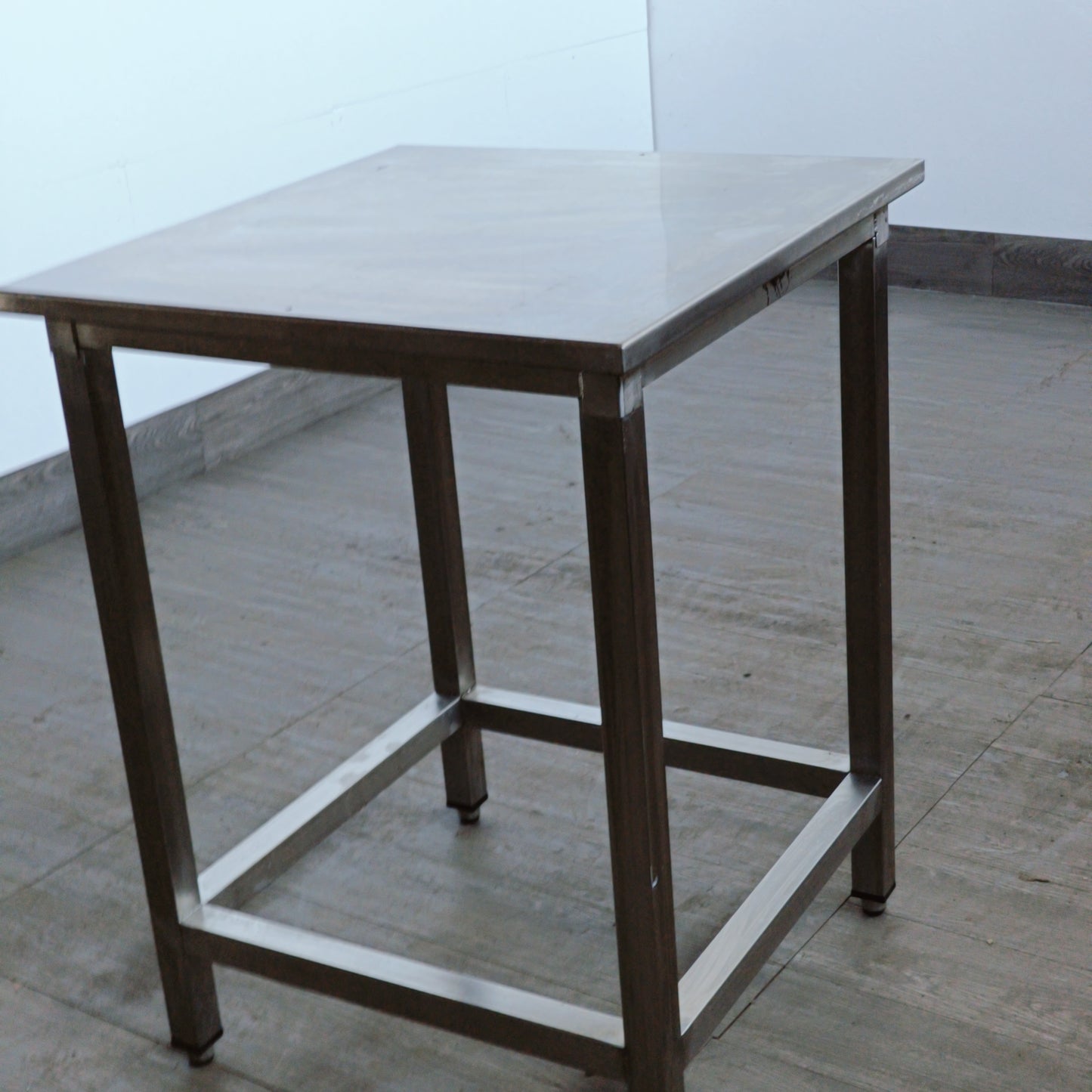 tavolo in acciaio inox 68x65 cm