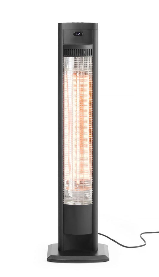 Riscaldatore da esterno a infrarossi Tornado, HENDI, Nero, 230V/2000W, 210x270x(H)1060mm