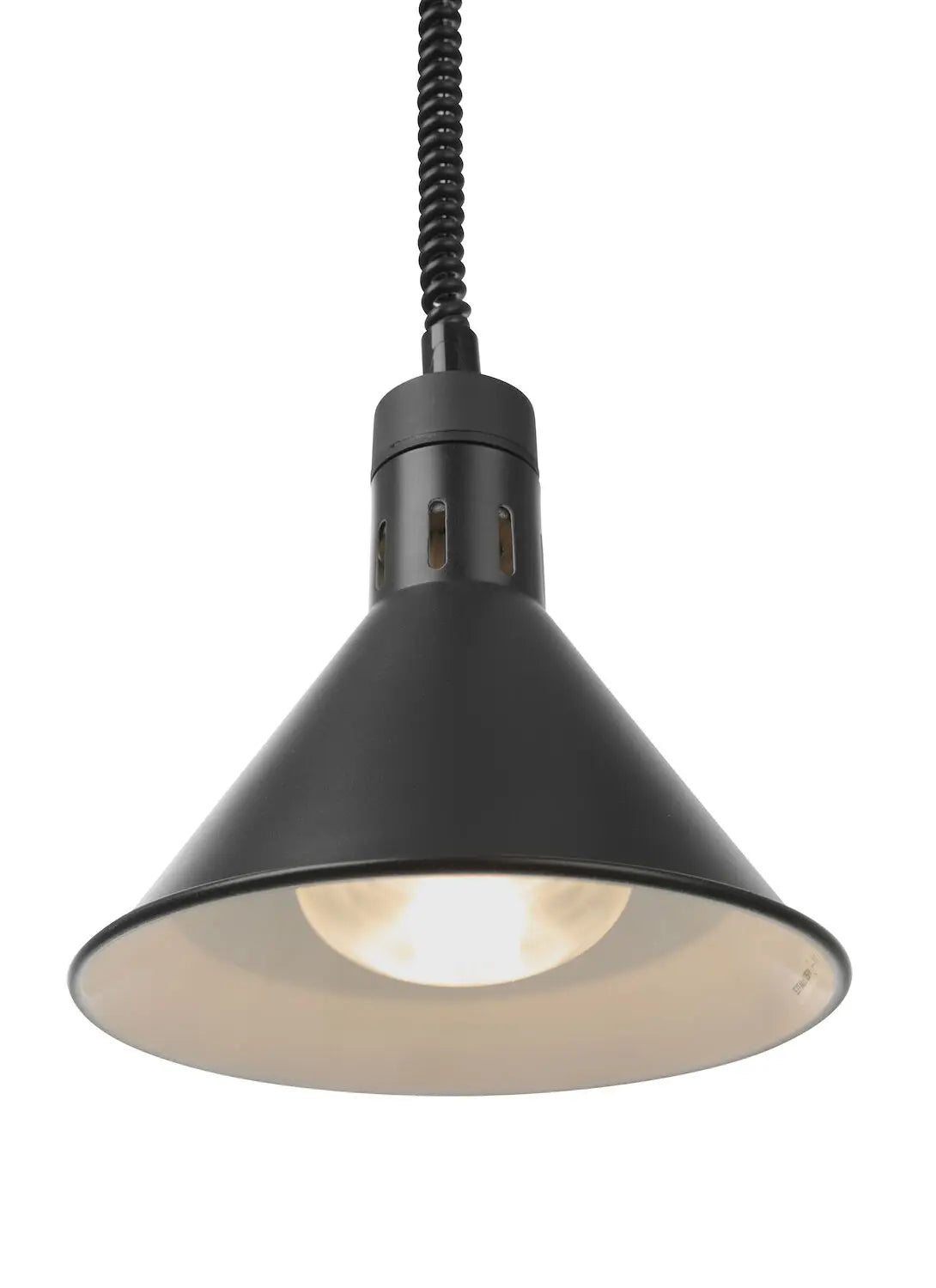 Lampada termica conica regolabile, HENDI, Nero, 230V/250W, ø275x(H)250mm