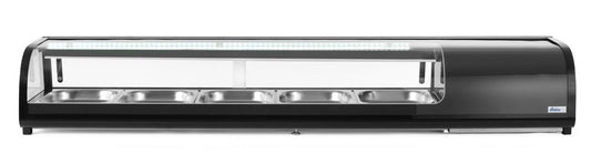 Display sushi, Arktic, Nero, 220-240V/190W, 1800x420x(H)265mm