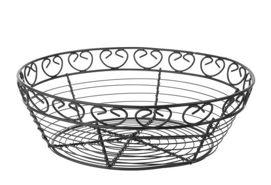 Cestino di filo metallico rotondo, HENDI, ⌀250x(H)80mm