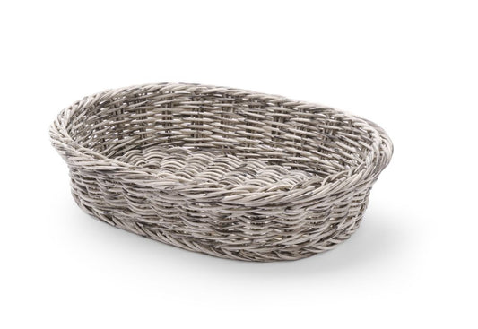 Cestino da pane ovale, HENDI, Grigio chiaro, 320x230x(H)70mm