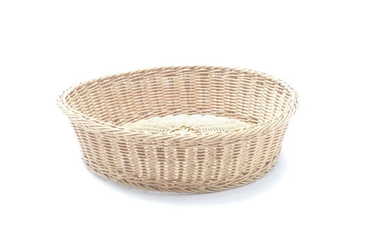Cestino per pane rotondo, HENDI, Beige, ⌀400x(H)90mm