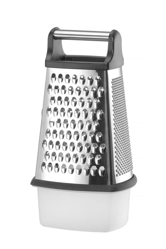 Grattuggia su 4 lati con contenitore, HENDI, 158x130x(H)310mm