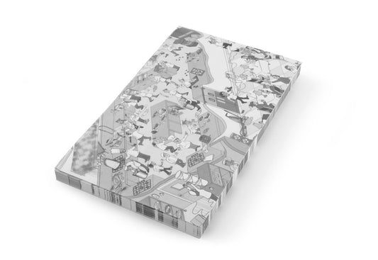Carta oleata, HENDI, motivo cucina caotica, 500 pezzi, 258x425mm