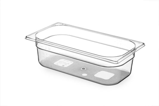 Contenitore Gastronorm 1/3, HENDI, GN 1/3, 4L, Trasparente, 325x176x(H)100mm