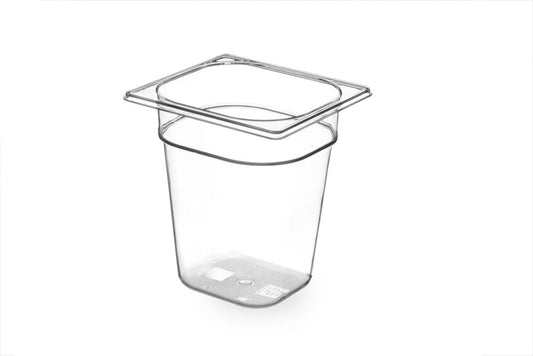 Contenitore Gastronorm 1/6, HENDI, GN 1/6, 3,4L, Trasparente, 176x162x(H)200mm