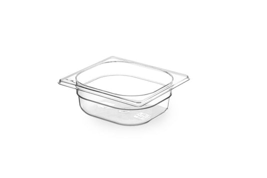 Contenitore Gastronorm 1/6, HENDI, GN 1/6, 1L, Trasparente, 176x162x(H)65mm