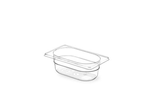 Contenitore Gastronorm 1/9, HENDI, GN 1/9, 0,6L, Trasparente, 176x108x(H)65mm