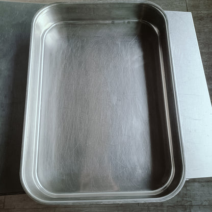 teglia in acciaio inox per ristorazione 63x45 cm