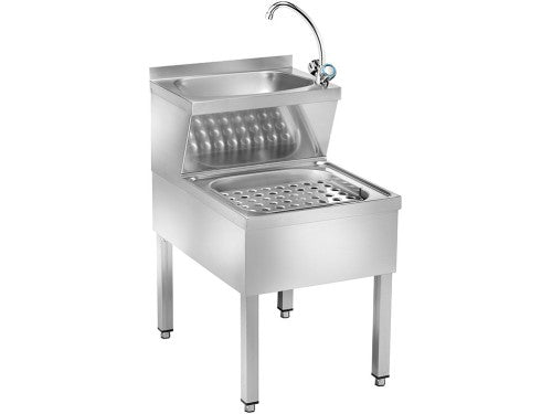 Lavamani combinato in acciaio inox LMMC
