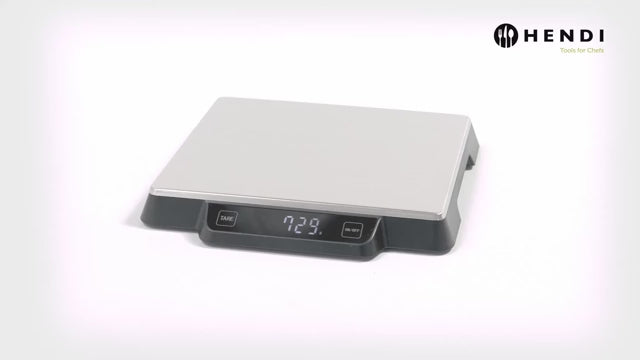 Bilancia da 15 Kg, HENDI, 266x269x(H)34mm